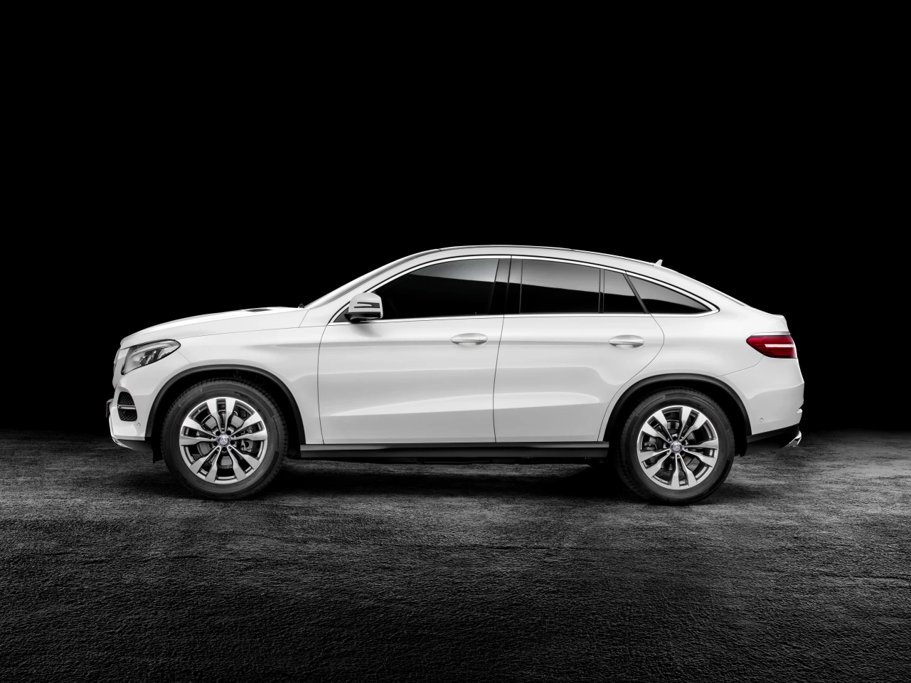 The GLA Coupe is designed to combine sporty handling with SUV practicality