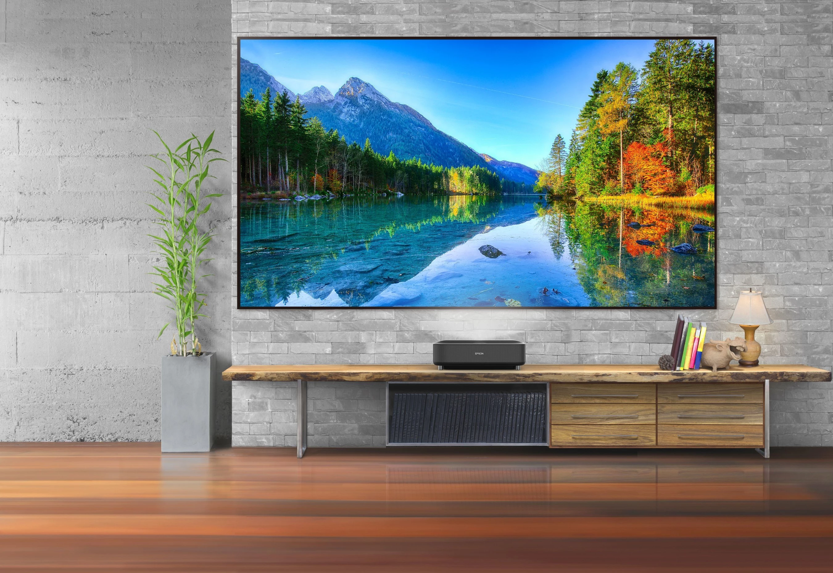 The Ultra LS300 (shown) is one of three EpiqVision laser projectors to go on sale from November