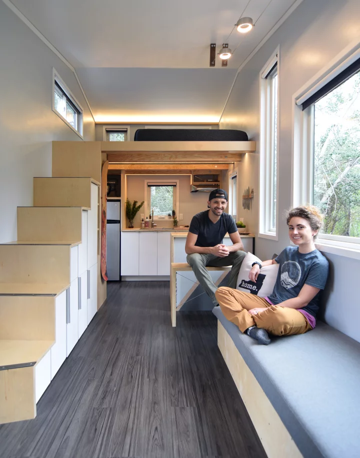 Robert and Samantha Garlow built Shedsistence themselves on a low budget and penned an informative e-book about the process