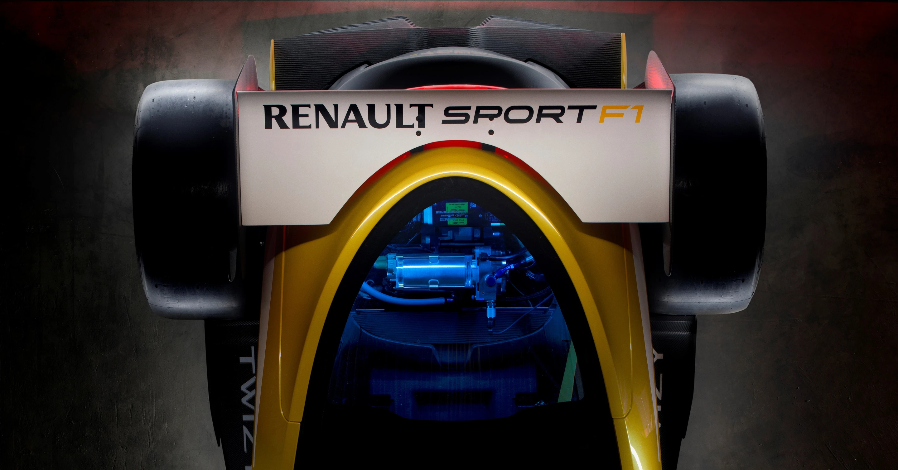 What the driver will see at 200 mph (320 km/h), which is how fast Twizy will need to go to qualify for Formula 1's next season