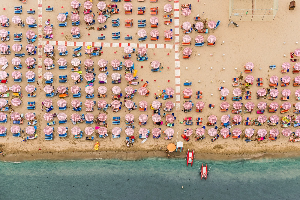 From Lang's 2015 Sony World Photography Award winning series called Adria, investigating mass tourism along the beaches of Italy