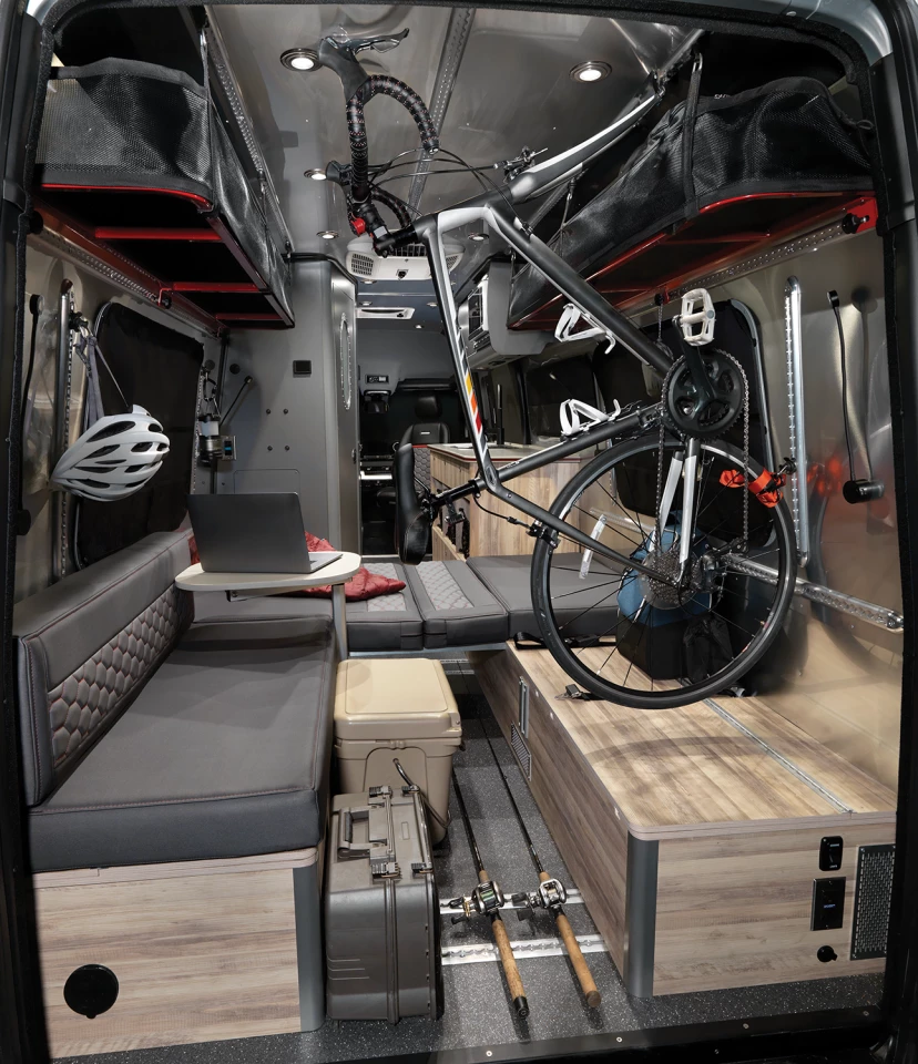 Store and secure gear however makes sense to you