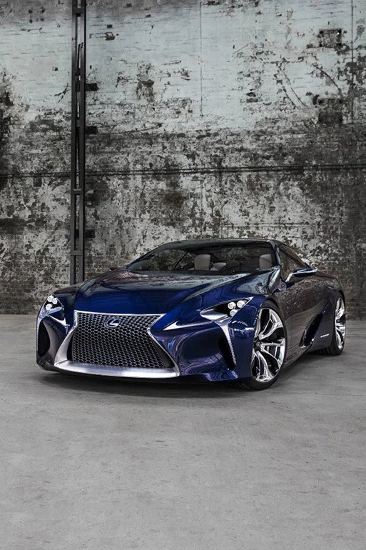 The Lexus LF-LC Blue concept vehicle