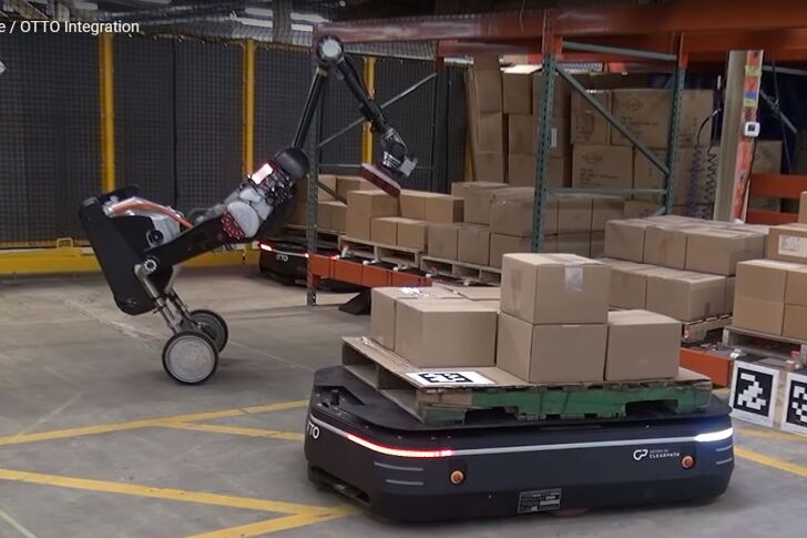 The demonstration showed the degree to which warehouse automation can go