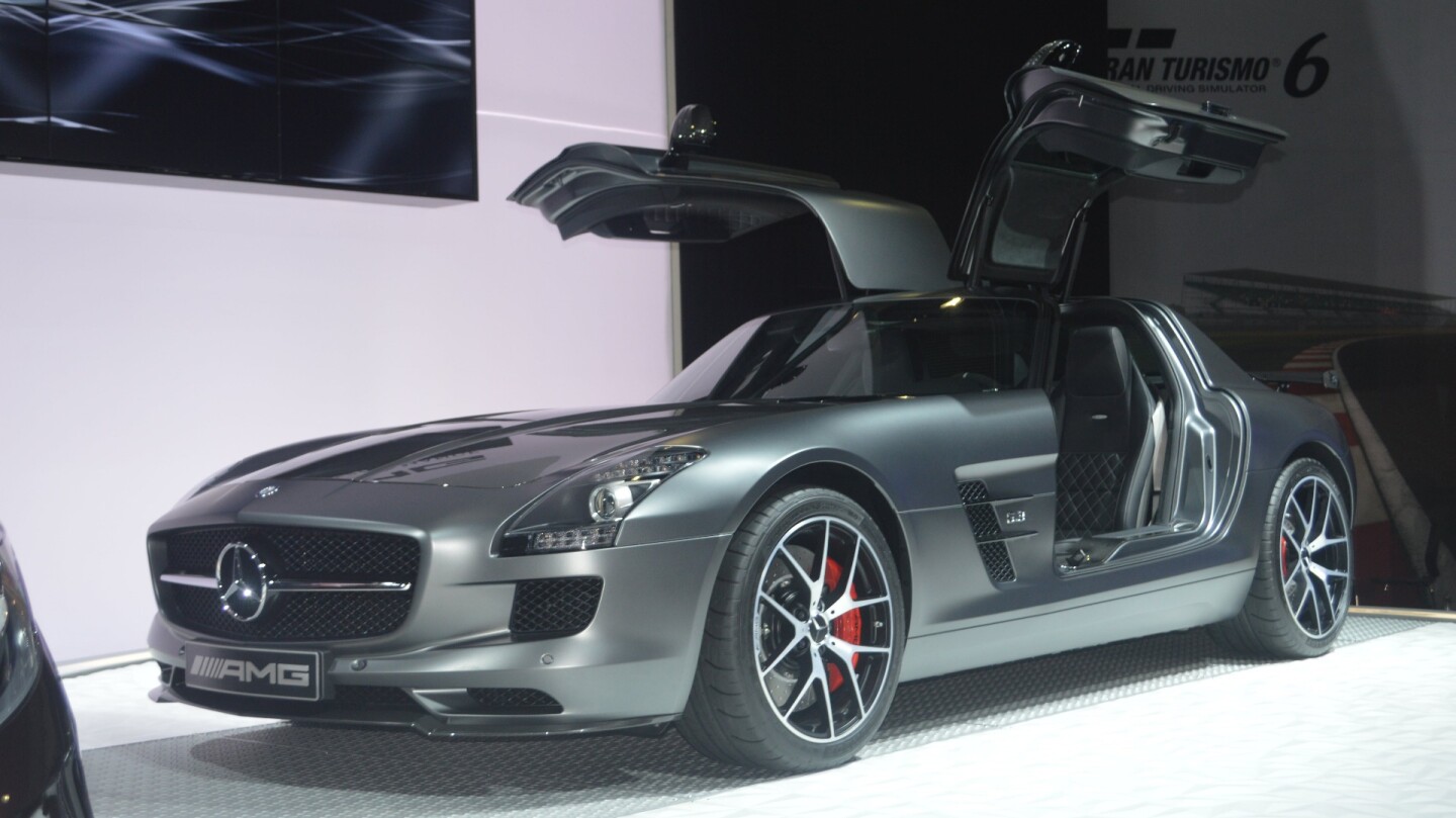 The final Mercedes SLS AMG model was known as the Mercedes SLS AMG GT Final Edition. The last iteration of the gull-winged supercar sold for $420,000 at the 2015 Naples Winter Wine Festival, Florida