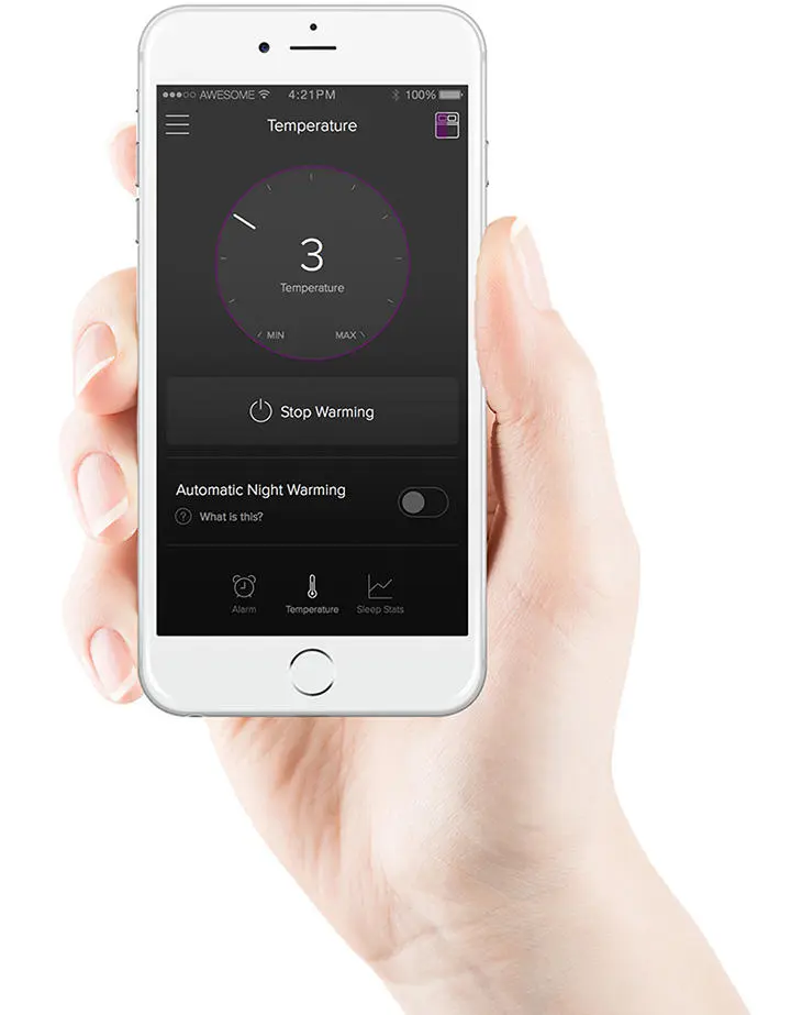 Another noteworthy feature of Luna's connected mattress cover include the ability to use your smartphone as a remote