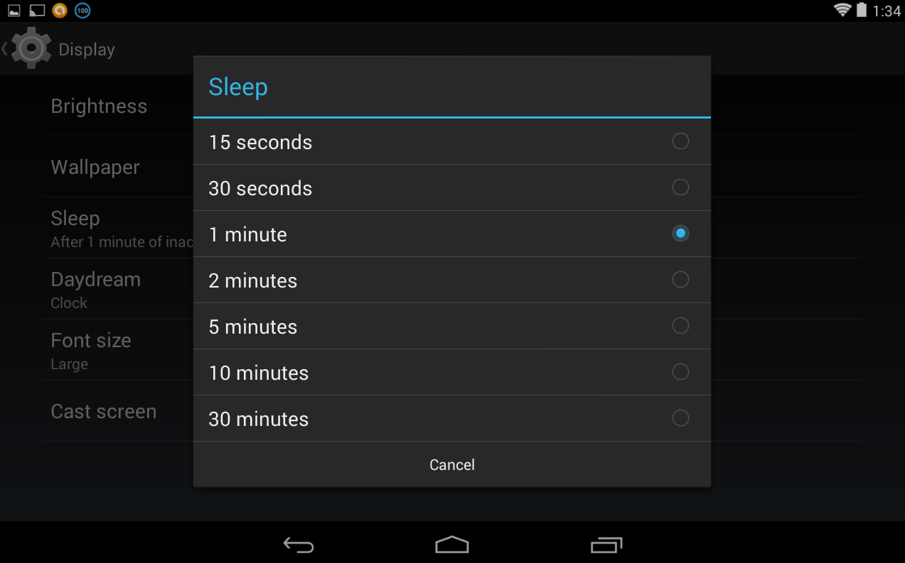 Tweak display settings and features to improve battery life