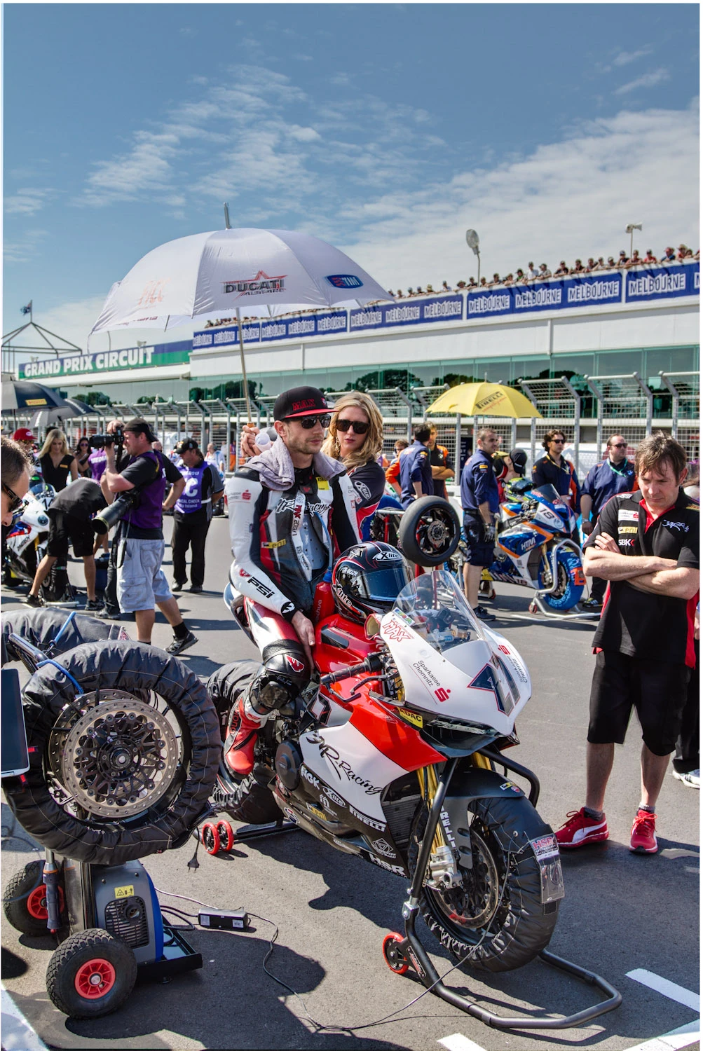 Tire technology plays a key role in the knife-edge sport of motorcycle racing (Photo: Loz Blain)
