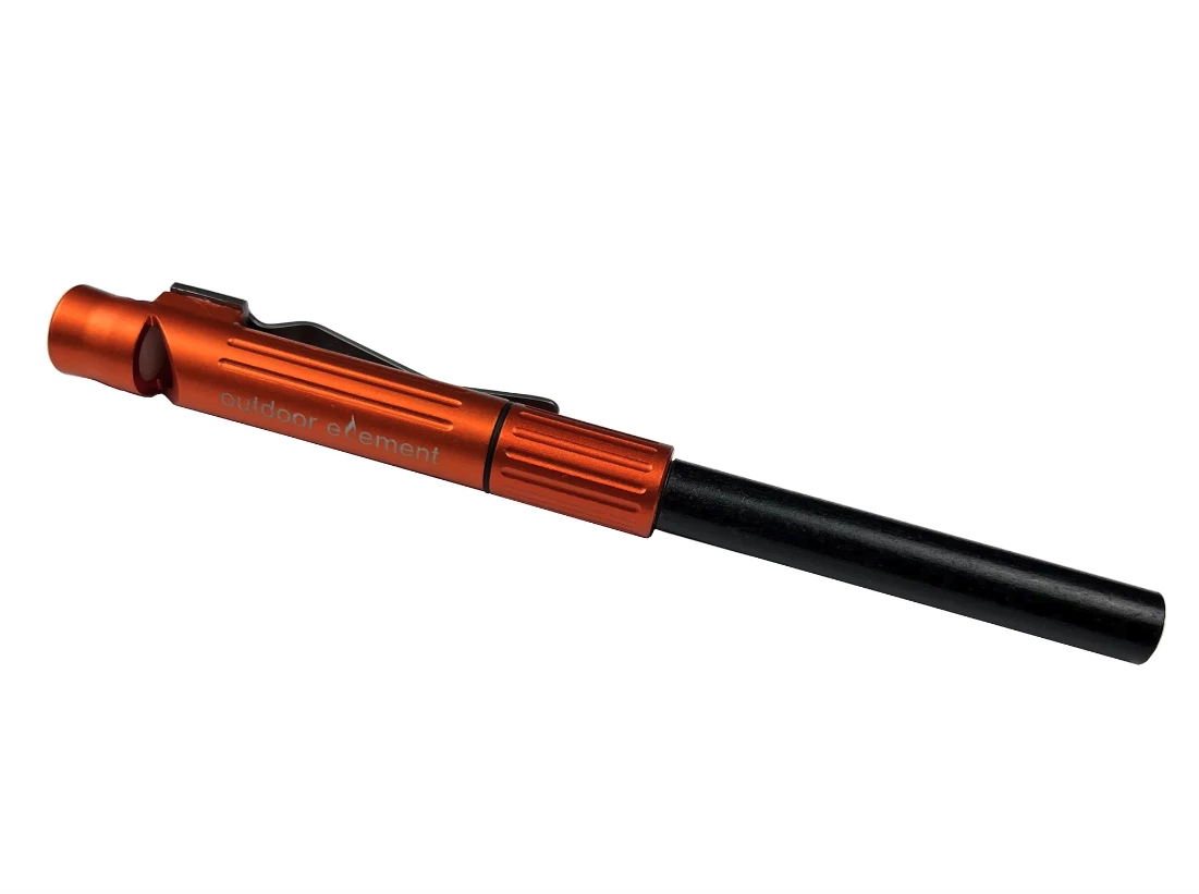The Fire Flute is one of several clever, compact survival/outdoor gadgets on offer at Outdoor Element