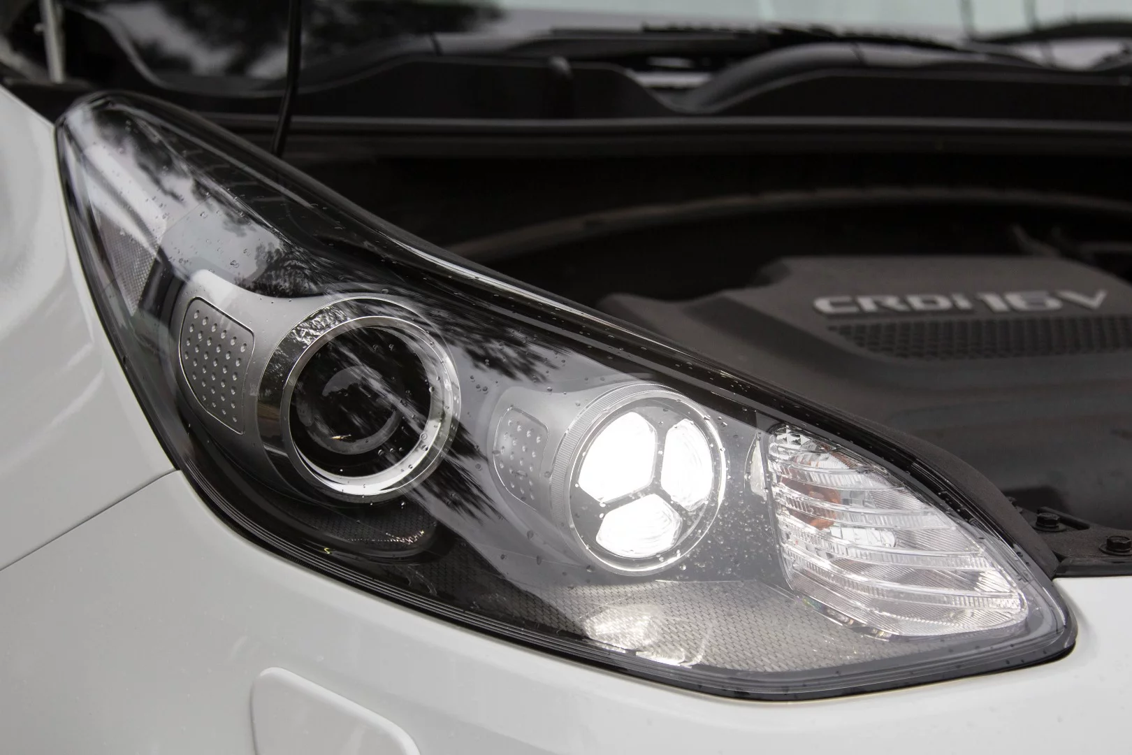 Even the light units on the Sportage have been styled to within an inch of their life