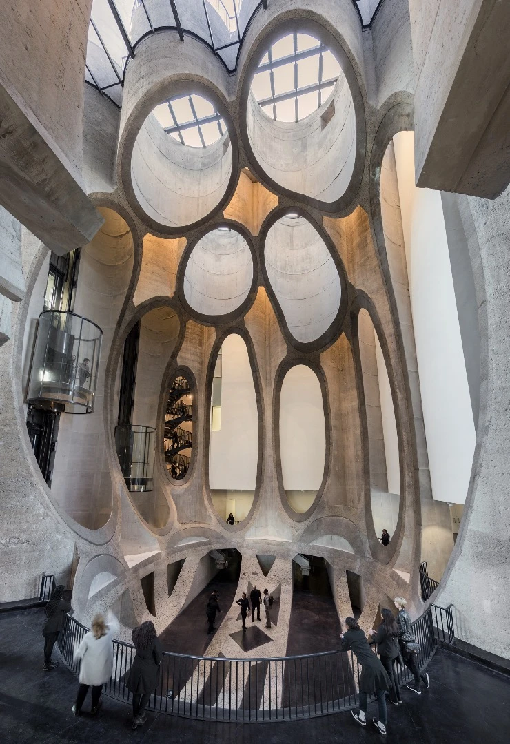 Zeitz MOCAA 's structure was originally built in the 1920s on Cape Town's V&A Waterfront