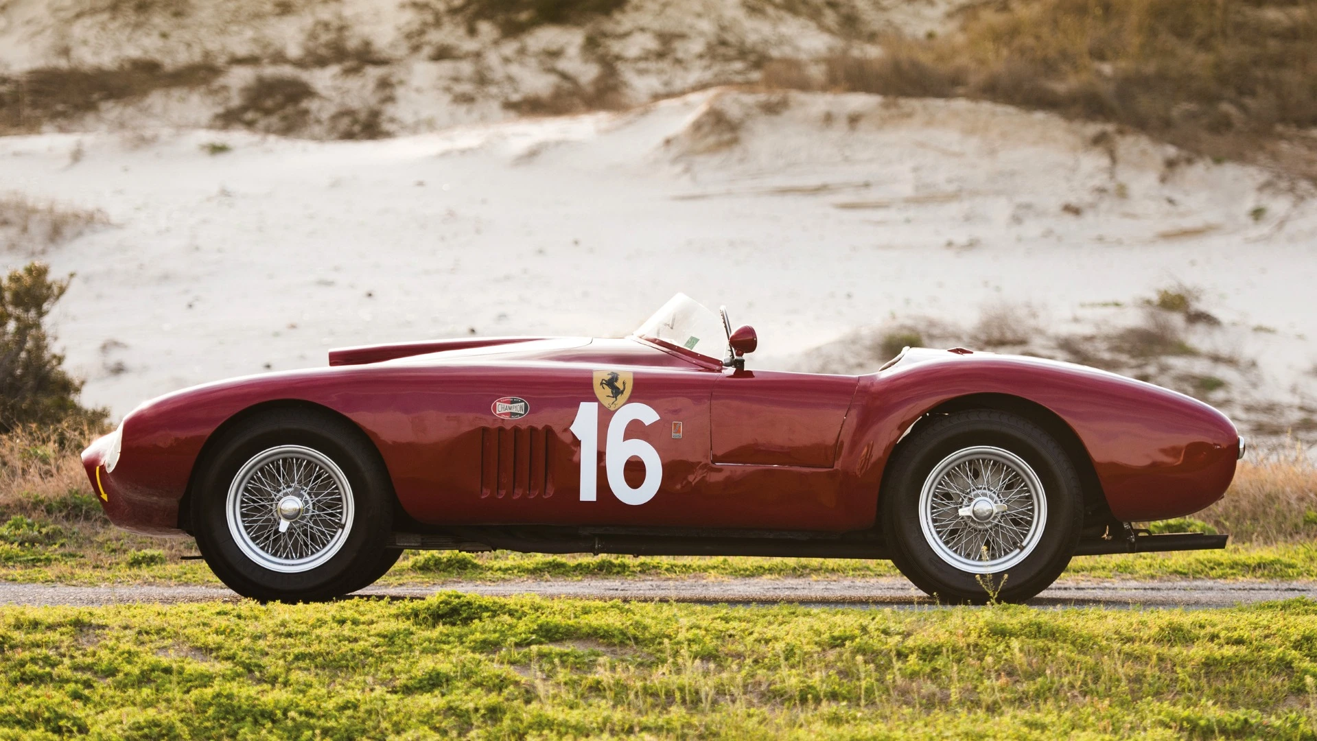 One of nine Scuderia Ferrari (factory race team) barchettas from the 1950s, this 12-cylinder Lampredi-engined 1950 Ferrari 275S/340 America Barchetta by Scaglietti was one of only two Works Ferraris of its kind ever built. It is estimated that it will sell for between $7,500,000 and $10,000,000.