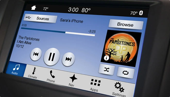 Users can connect their smartphone to Sync 3