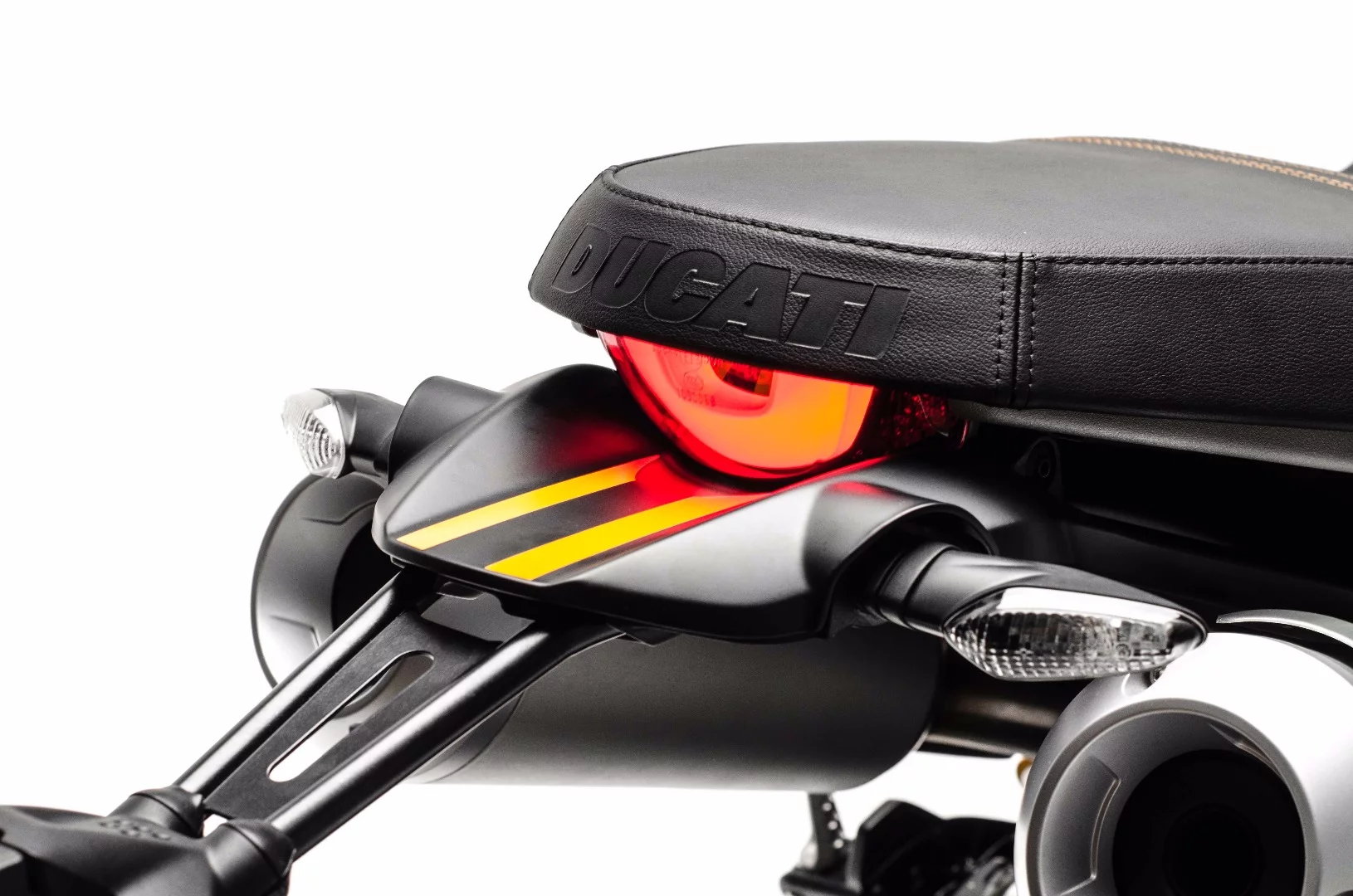 The tail section of the 2018 Ducati Scrambler 1100 Sport