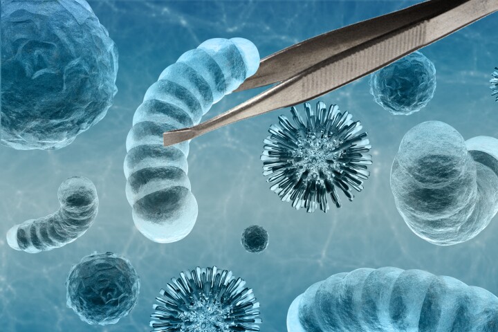 A novel 'smart tweezer' can select a particular bacterial strain from the microbiome and sequence its genome