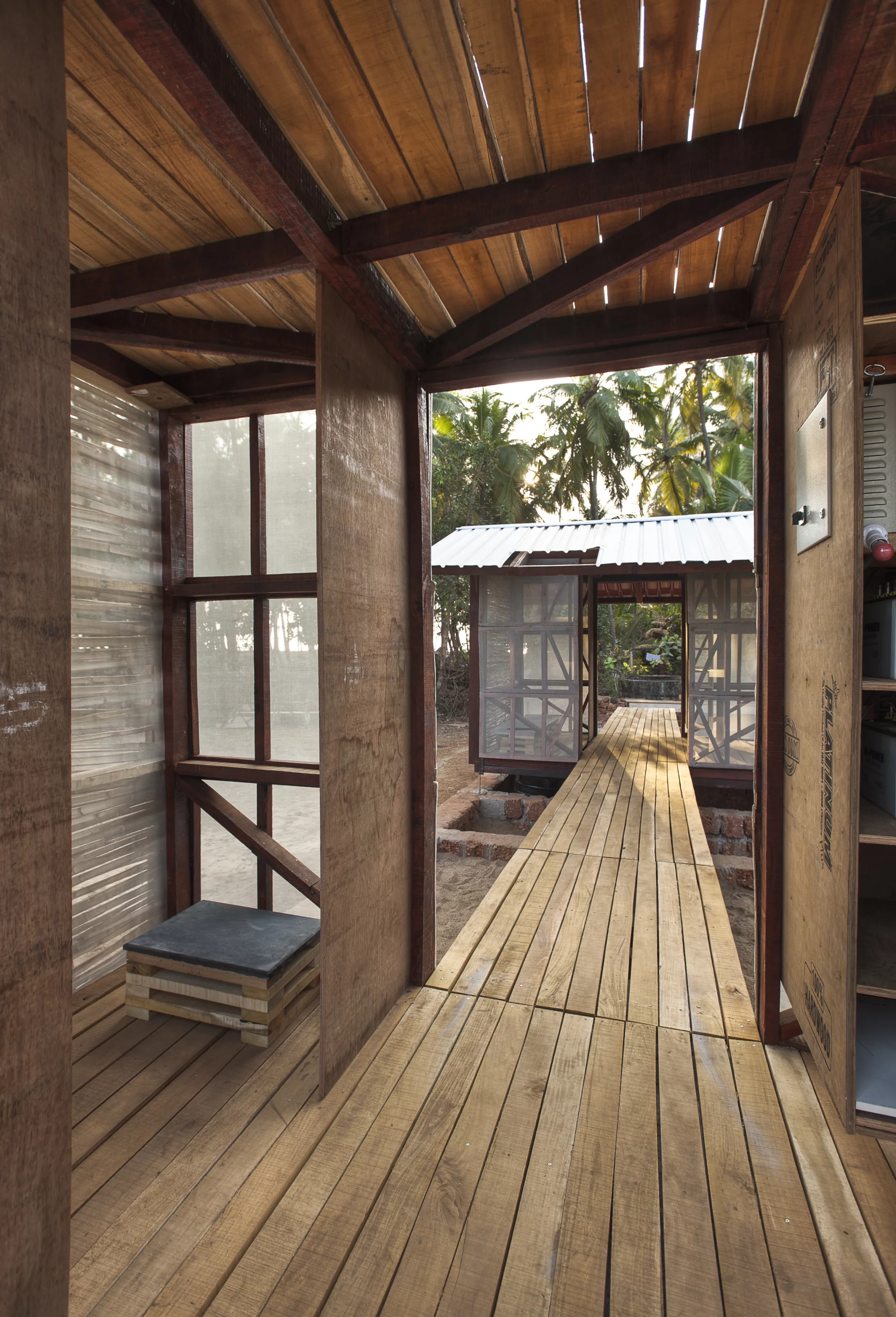 Hut-toHut is designed to accommodate two to four people (Photo: Pasi Aalto/Rintala Eggertsson)