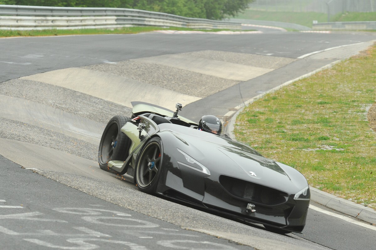 Peugeot S Ex1 Electric Concept Breaks Nurburgring Nordschleife Lap Record