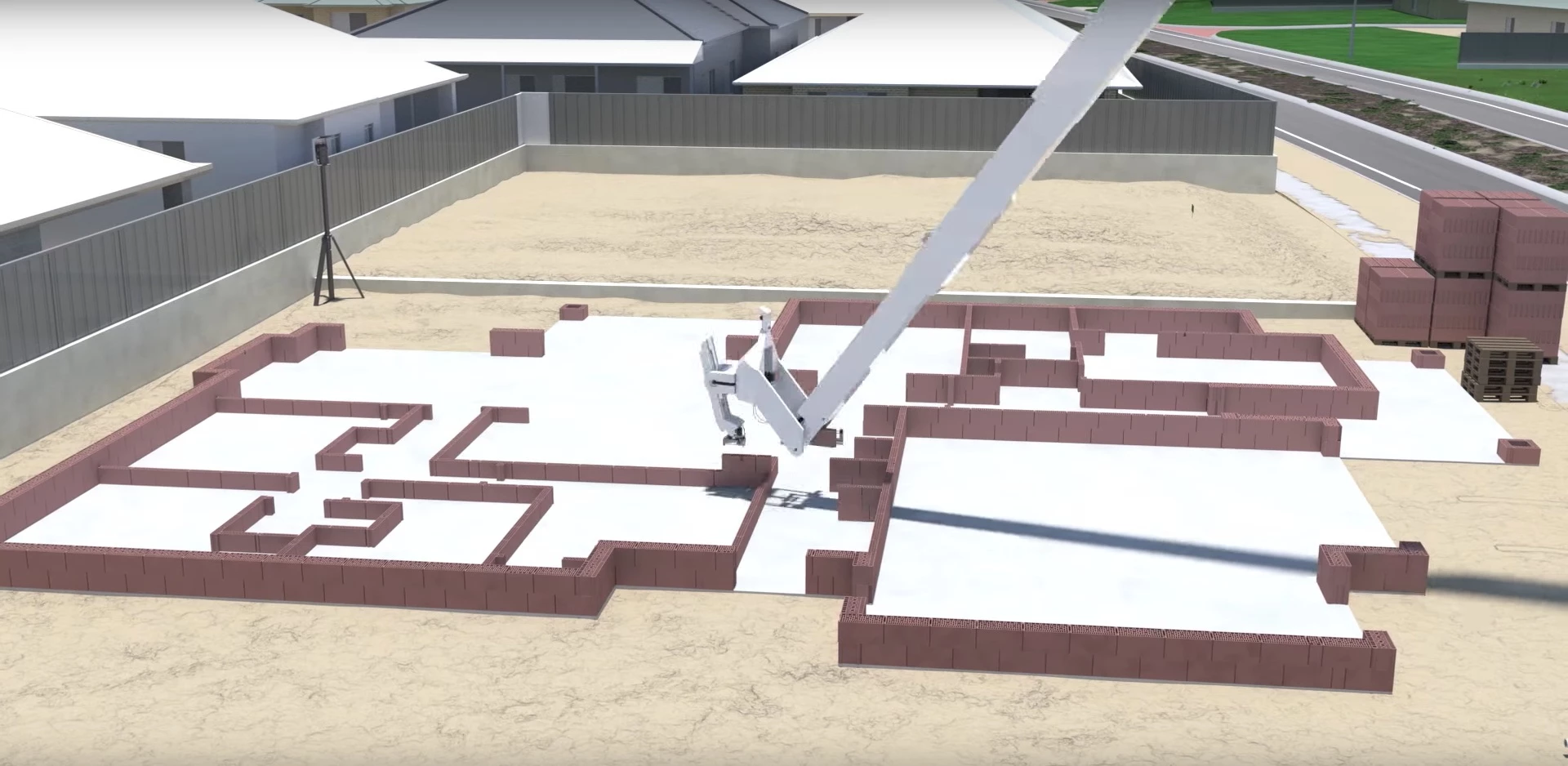 Caterpillar has invested US$2 million into Fastbrick Robotics, the company behind the bricklaying robot, Hadrian X