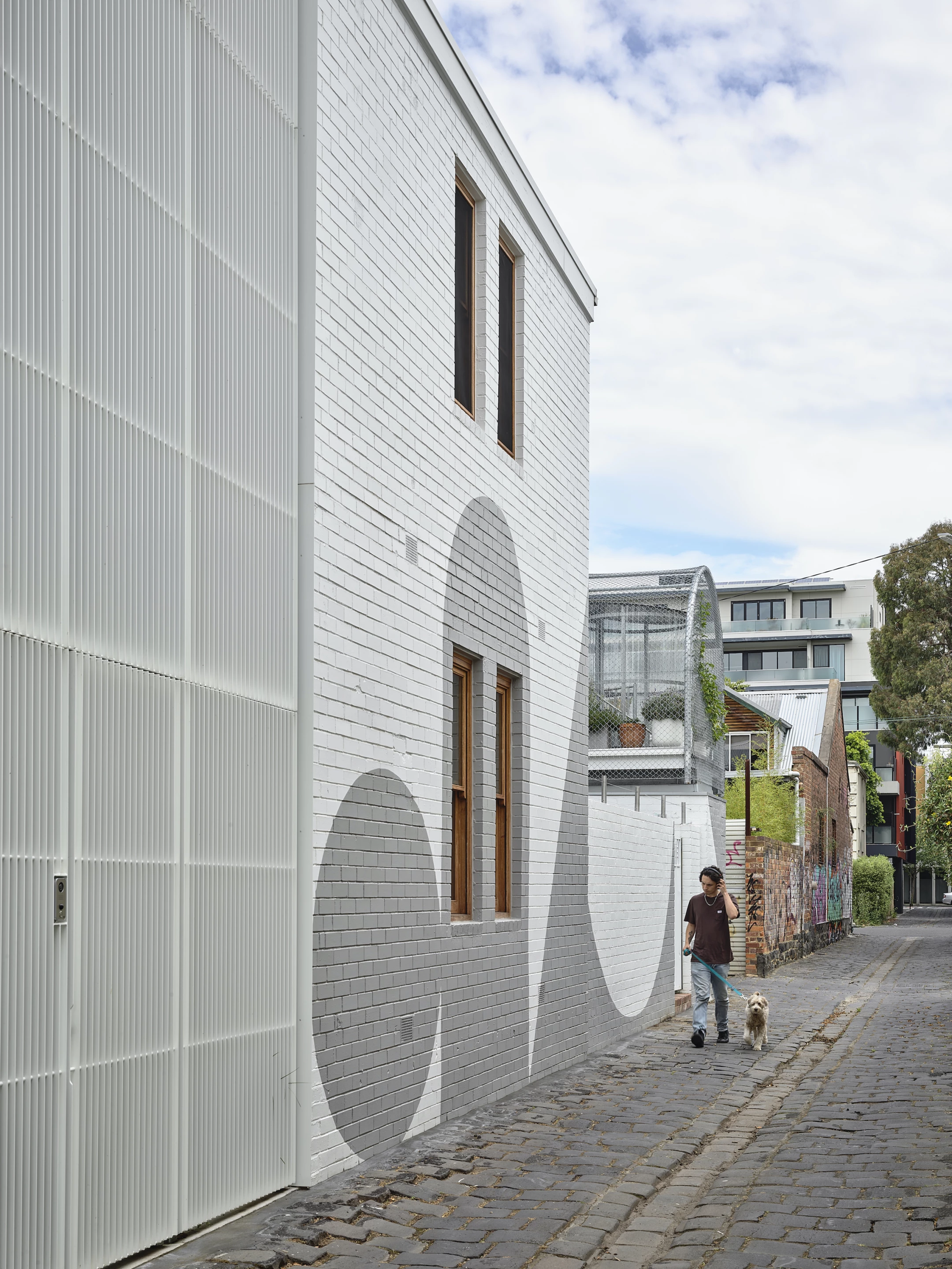 Helvetia's new main entrance is on the side street