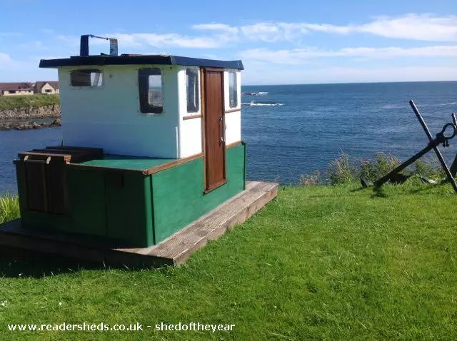 The Maggie Ewing is a renovated ex-boat wheelhouse