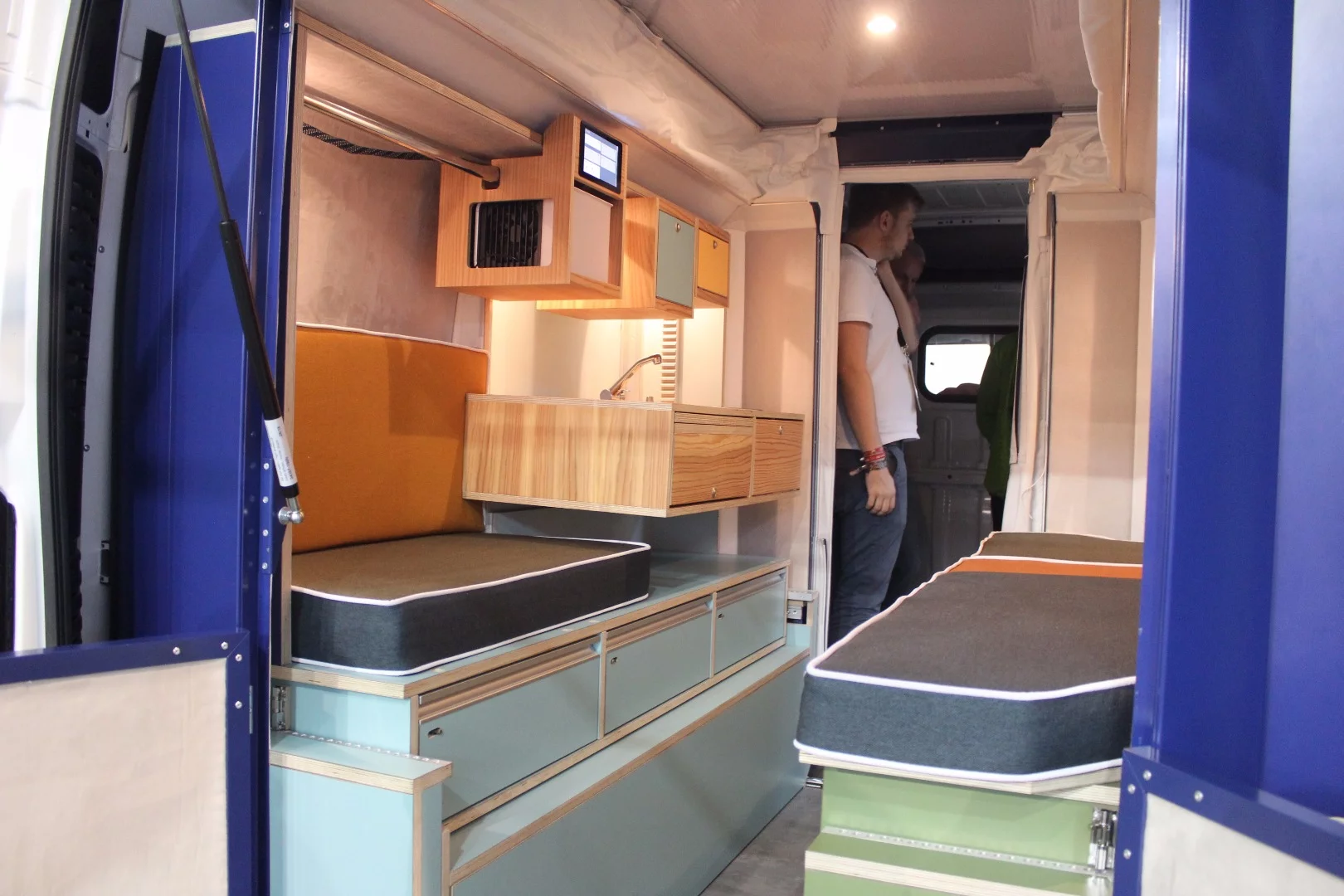 PlugVan debuts its unique slide-in camping module at CMT 2019