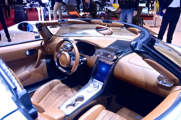 Unlike more track-oriented Koenigeggs, the Regera offers a comfortable GT interior