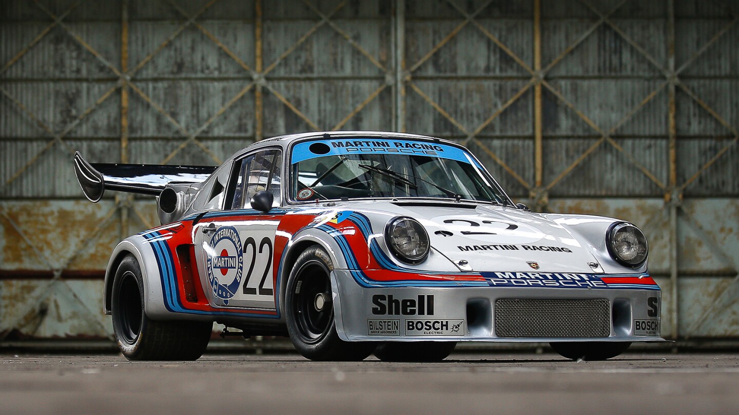 1974 Porsche 911 Carrera RSR 2.1 Turbo Estimate: $6,000,000 to $8,000,000 Gooding & Co Lot 022