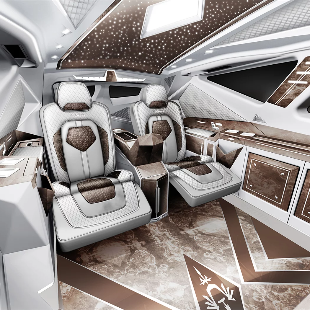 Karlmann King: luxury interior in white