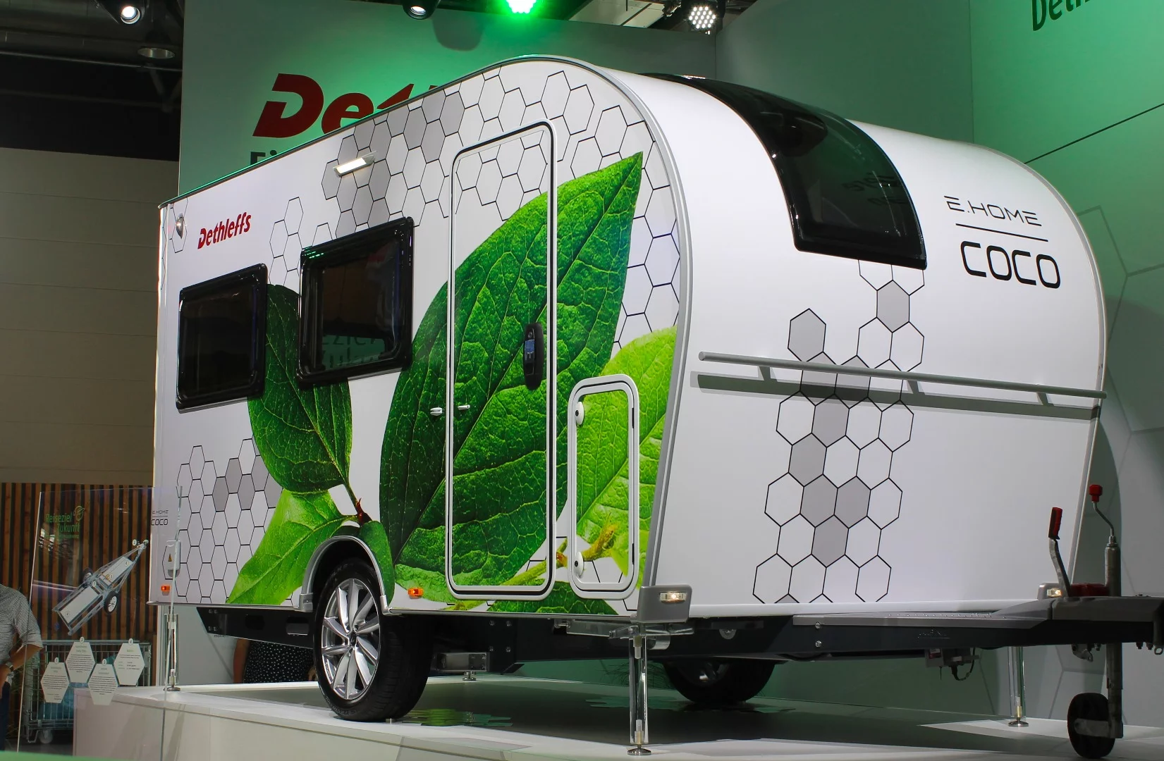 The Coco is one of Dethleffs latest trailers, a distinctive compact caravan with lightweight construction