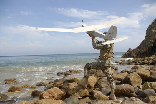 AeroVironment's Puma AE is a hand-launched small UAS (Photo: AeroVironment)