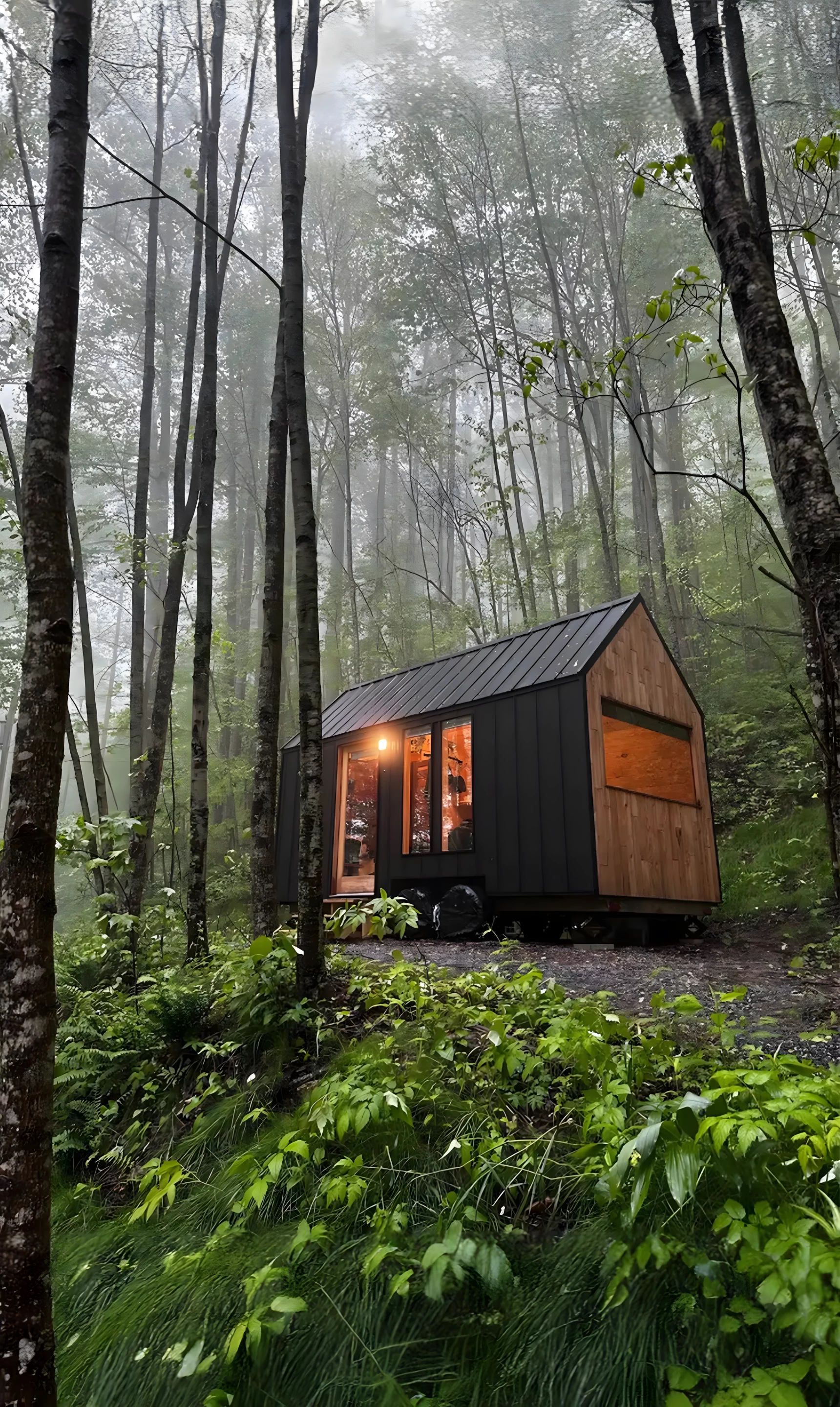 The Overnighter is a compact two-person tiny house that starts at just US$60,000