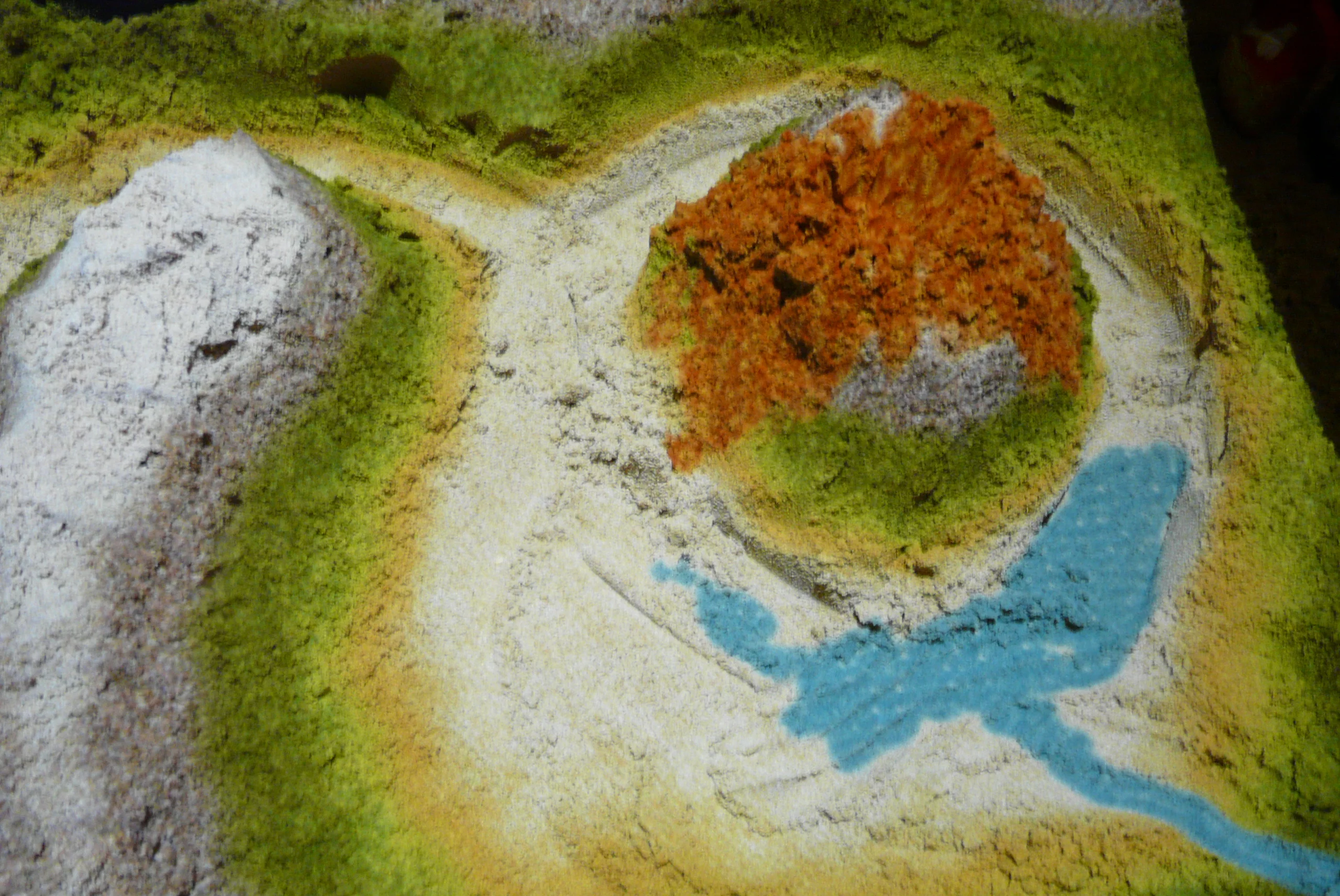 The Xbox Kinect turns a sandbox into a virtual ecosystem.