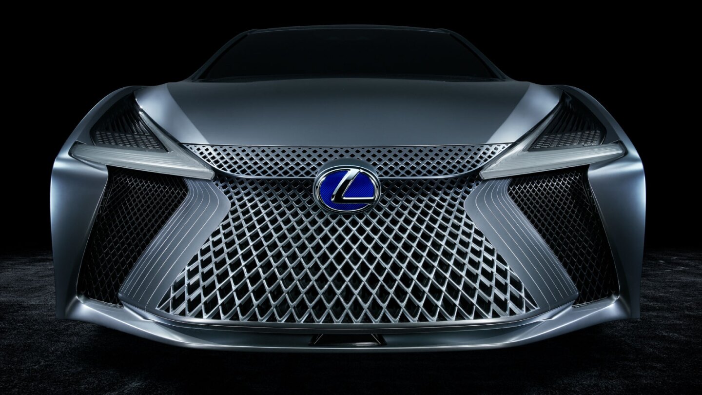 One look at the LS+ Concept and you're eyes will probably head straight for the monster grille up front