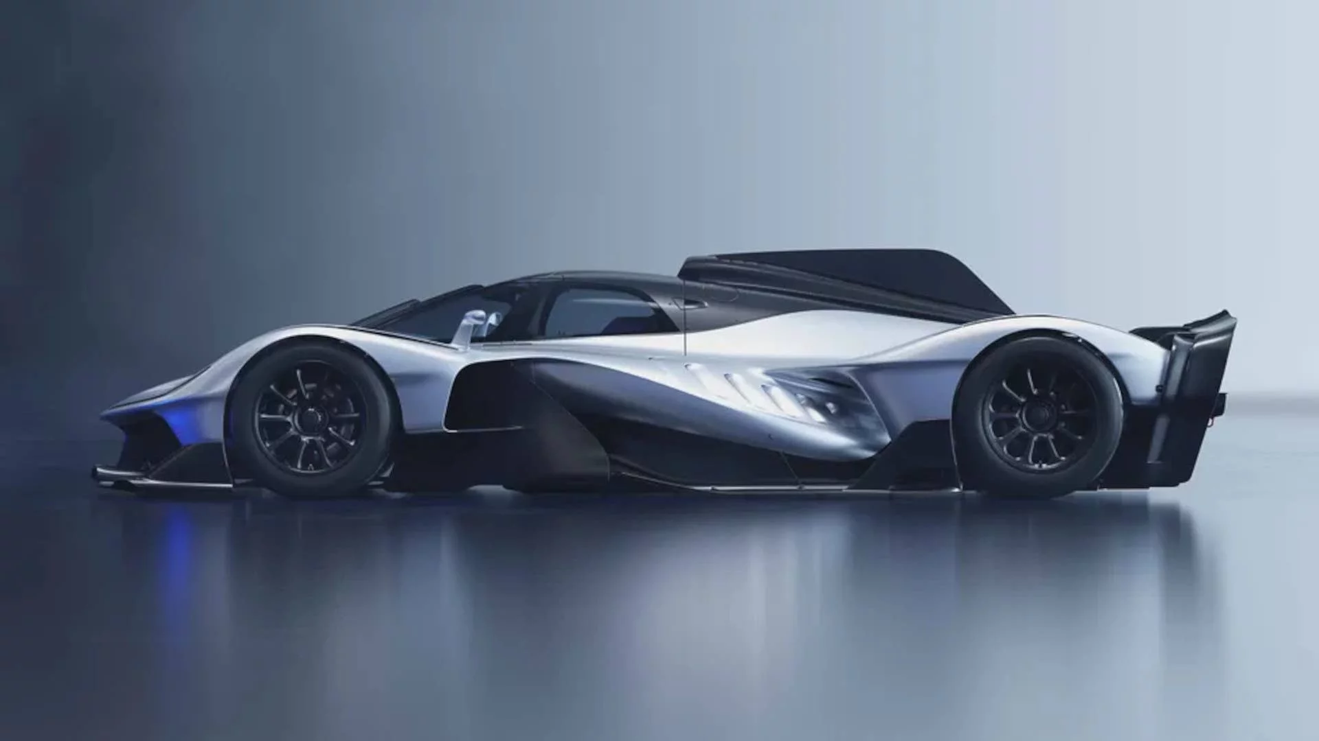 The RB17 is powered by a 1,200-hp 4.5-liter V10 by Cosworth