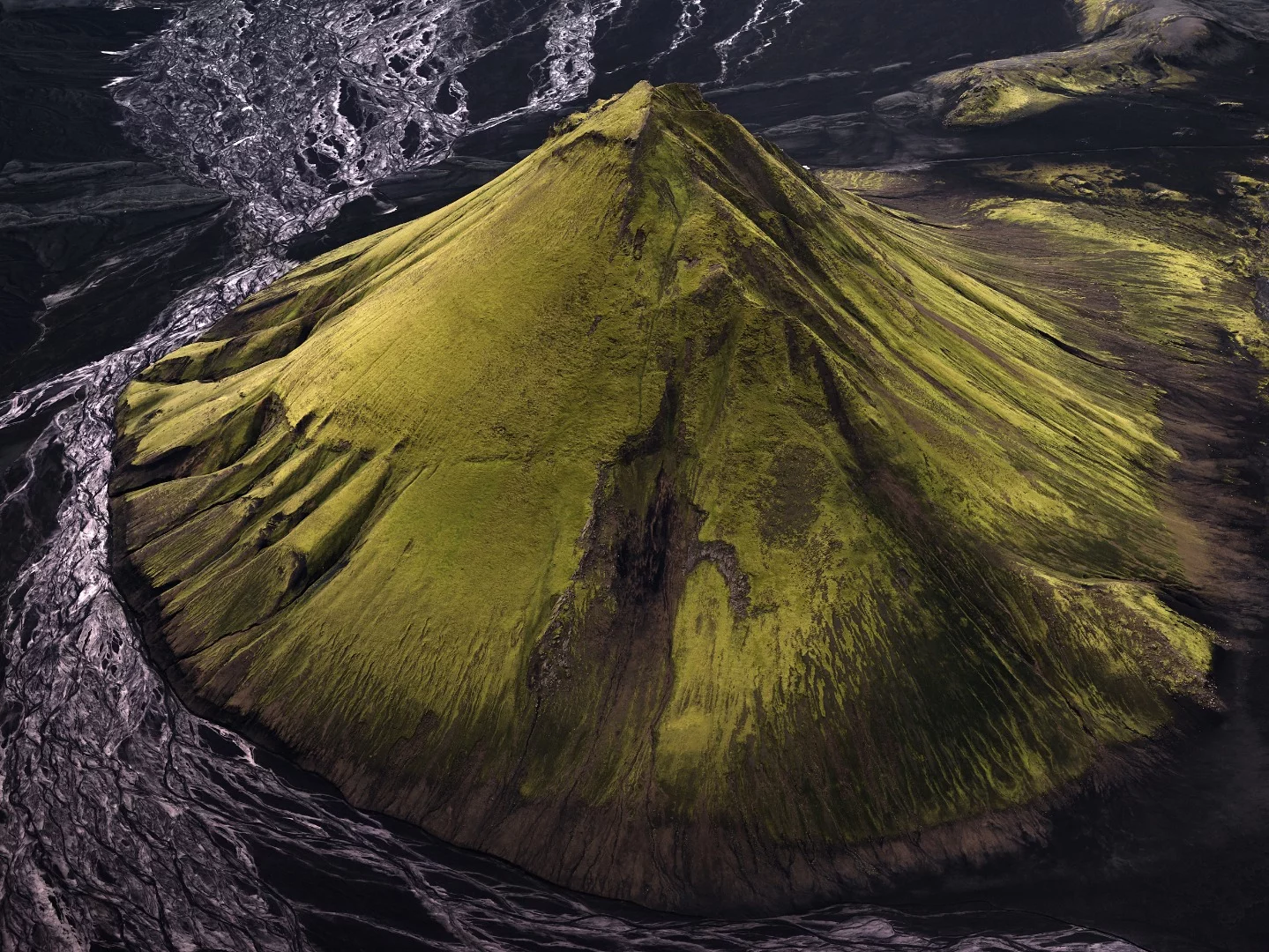Close-up portrait of Mælifell mountain
