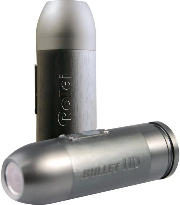 The Rollei Bullet HD actioncam records 720p video and is reportedly impervious to dust and impacts, but lacks a viewfinder (Photo: Rollei)
