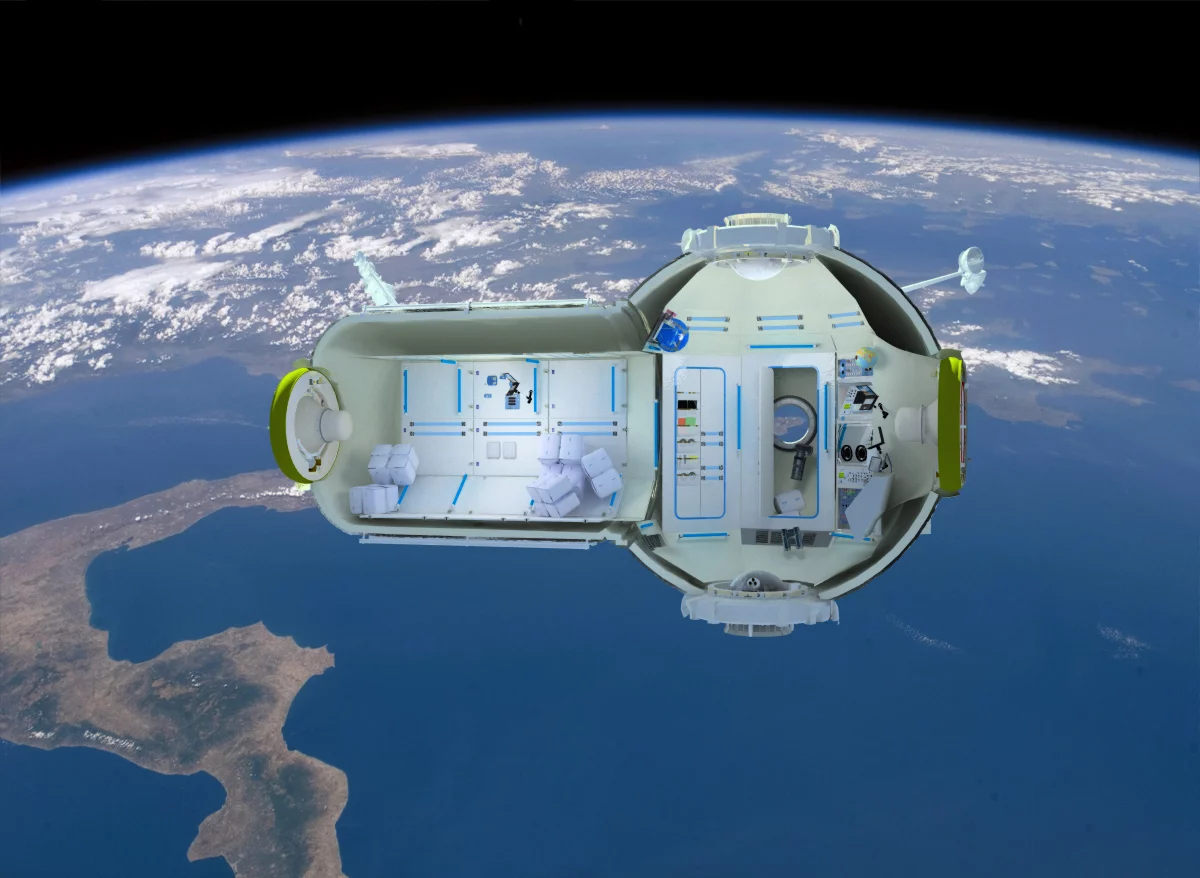 The Commercial Space Station In Section