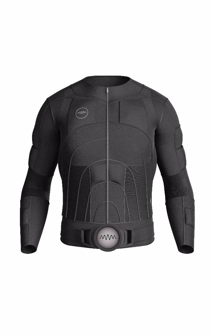 Front view of the Teslasuit jacket
