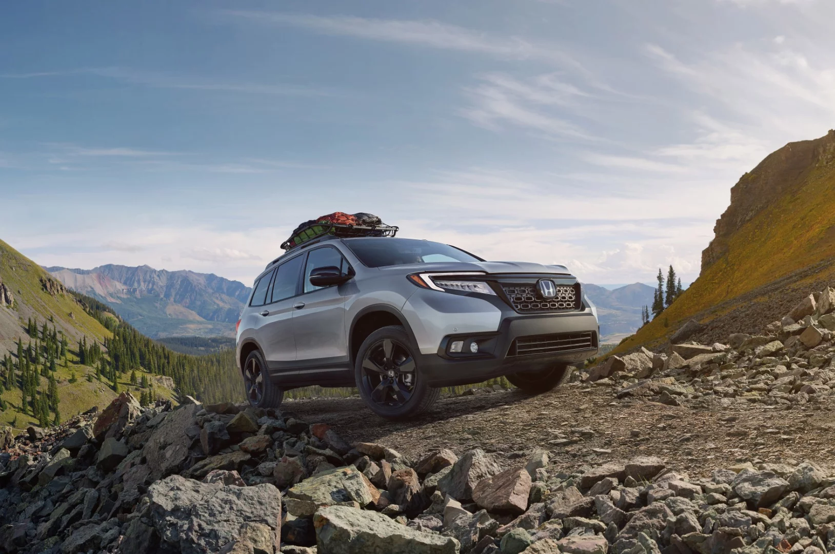 The 2019 Honda Passport is a five-passenger sport utility aimed towards a more adventurous, outdoorsy crowd