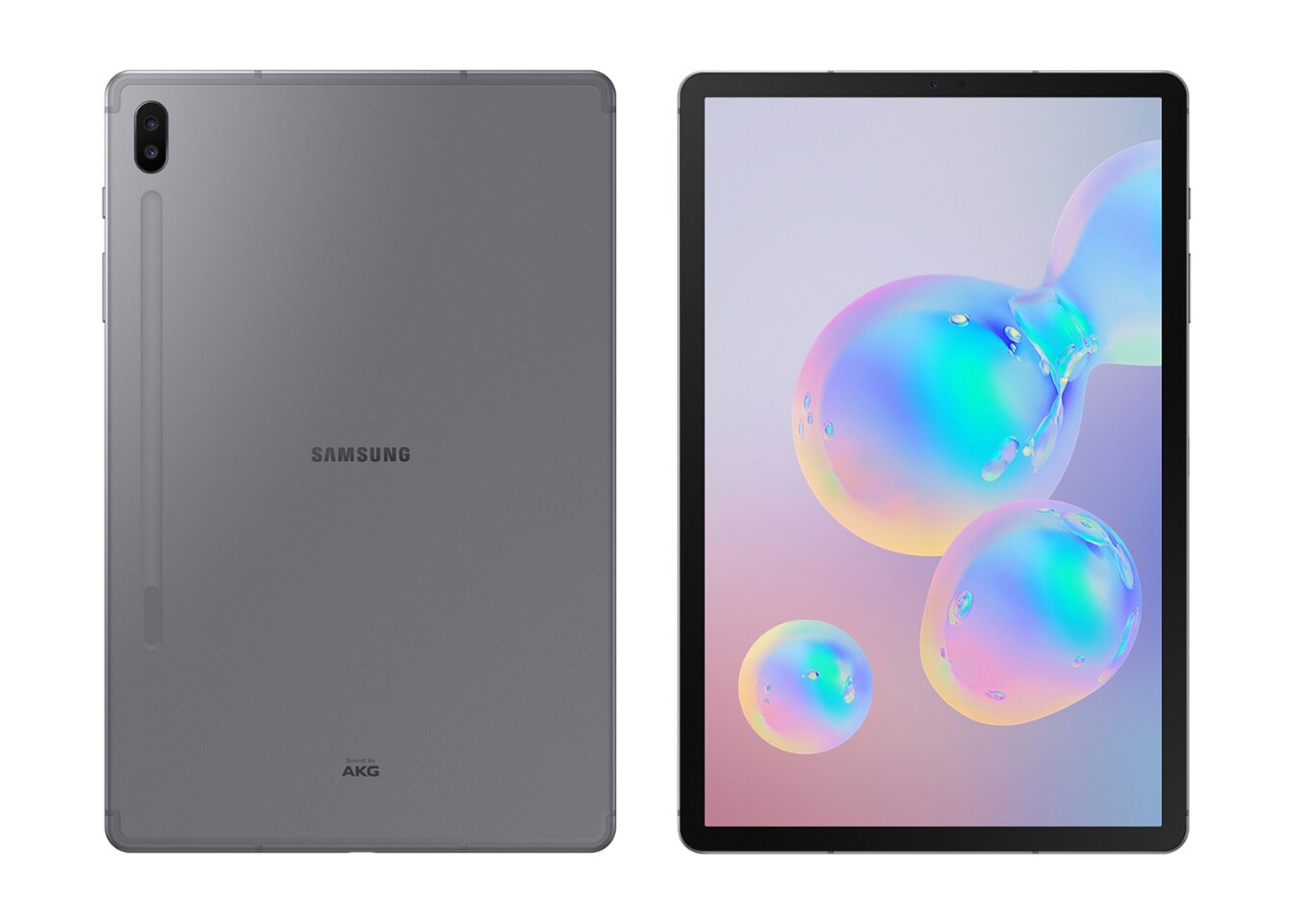 Gray, blue and rose are your color choices for the Samsung Galaxy Tab S6