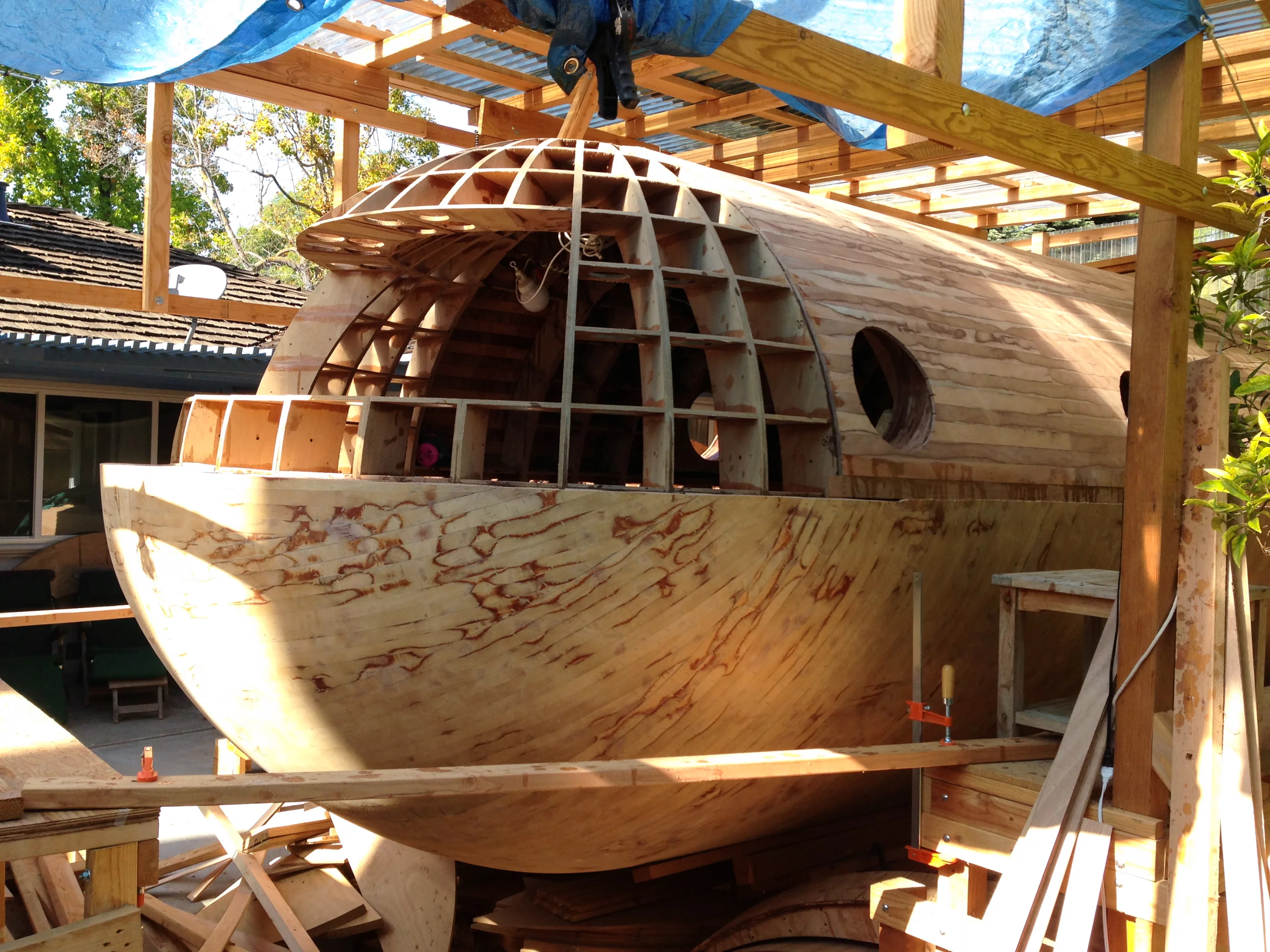 There's a captain's window and also several tough portholes installed (Photo: Chris Robinson)