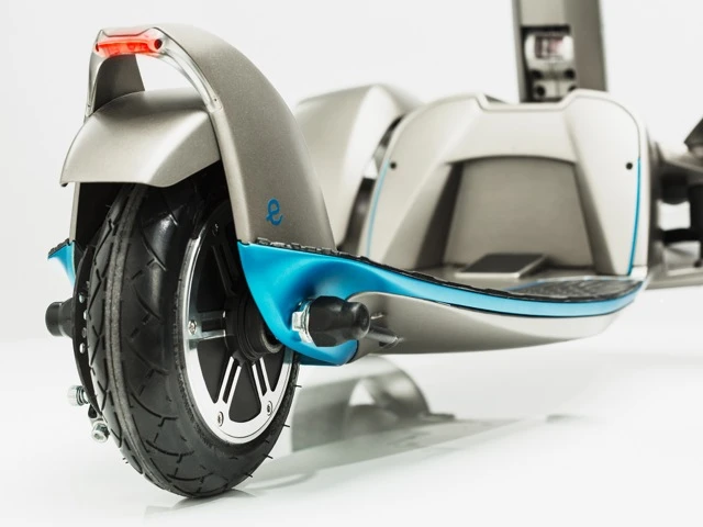 The e-floater is a three-wheeled scooter platform