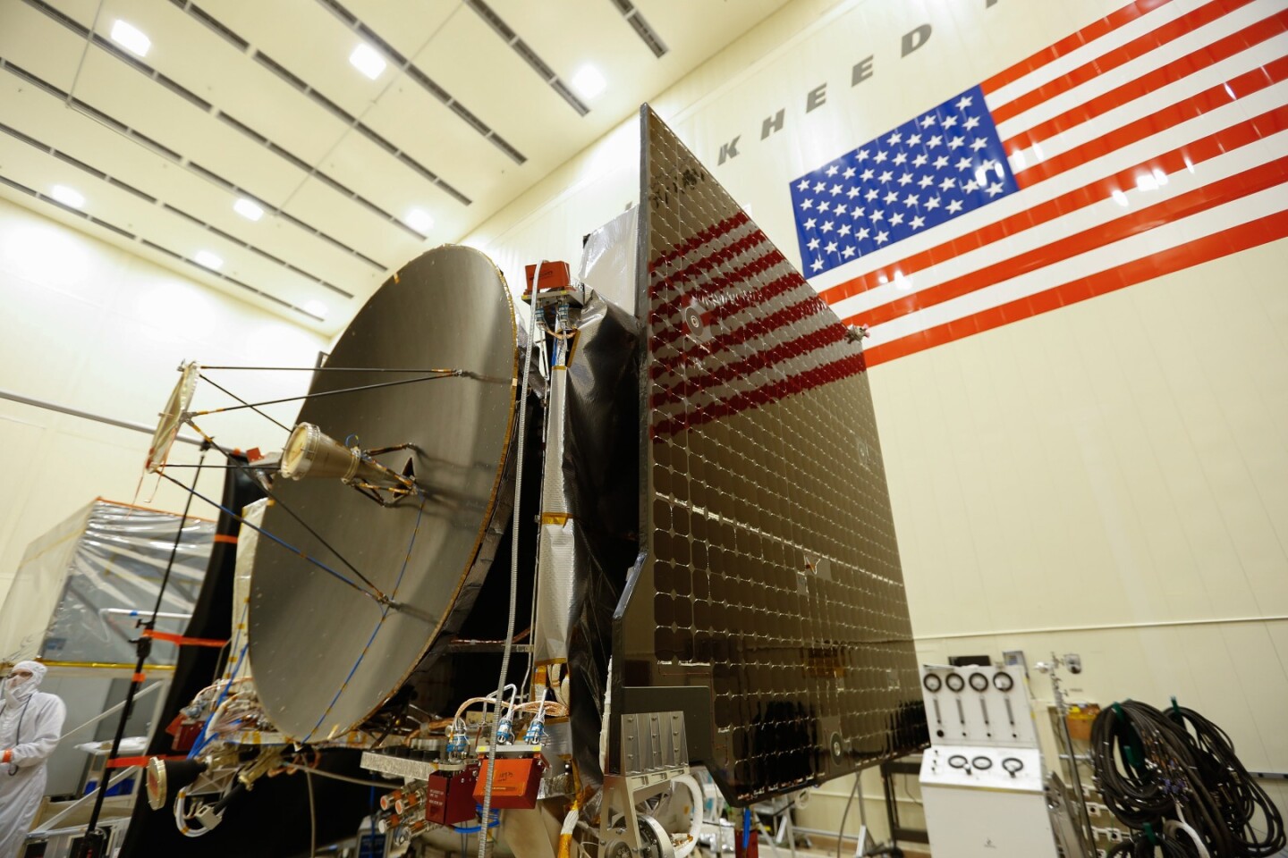 OSRIS-REx being assembled