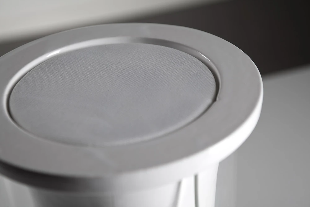 Pelty is a thermoelectric wireless speaker with a full range 3 in speaker driver to the top