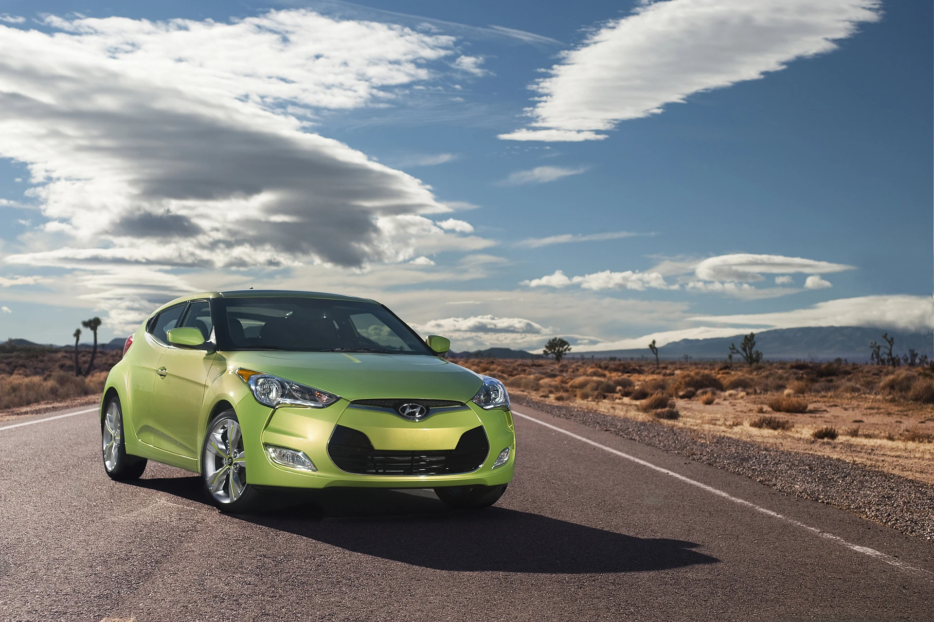 The Hyundai Veloster 3-door coupe