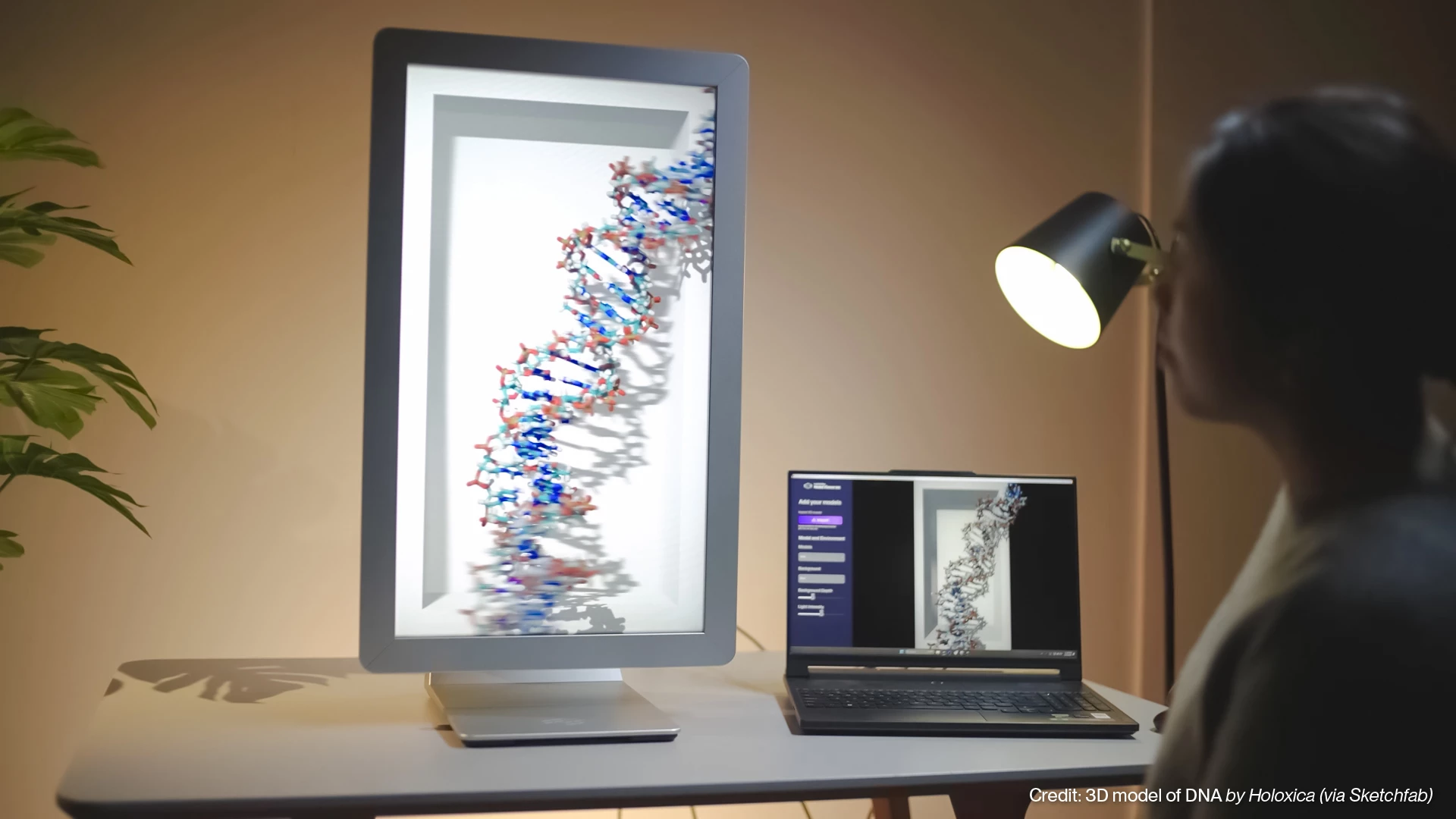 The Looking Glass 27 boasts 5K resolution, a 16-inch virtual depth and 8-bit color