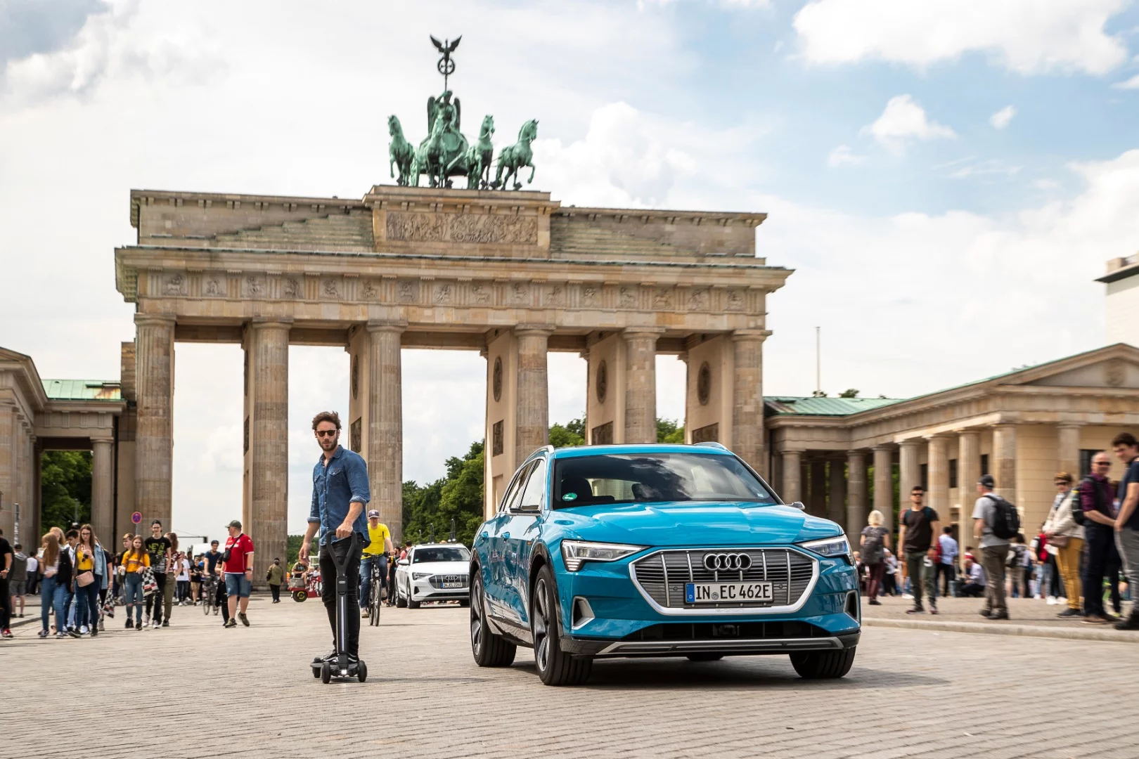 The Audi e-tron Scooter is due to go into production by the end of 2020