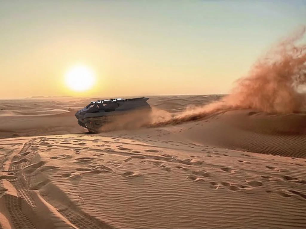 2,500 horsepower electric powertrain is range-extended with a diesel generator