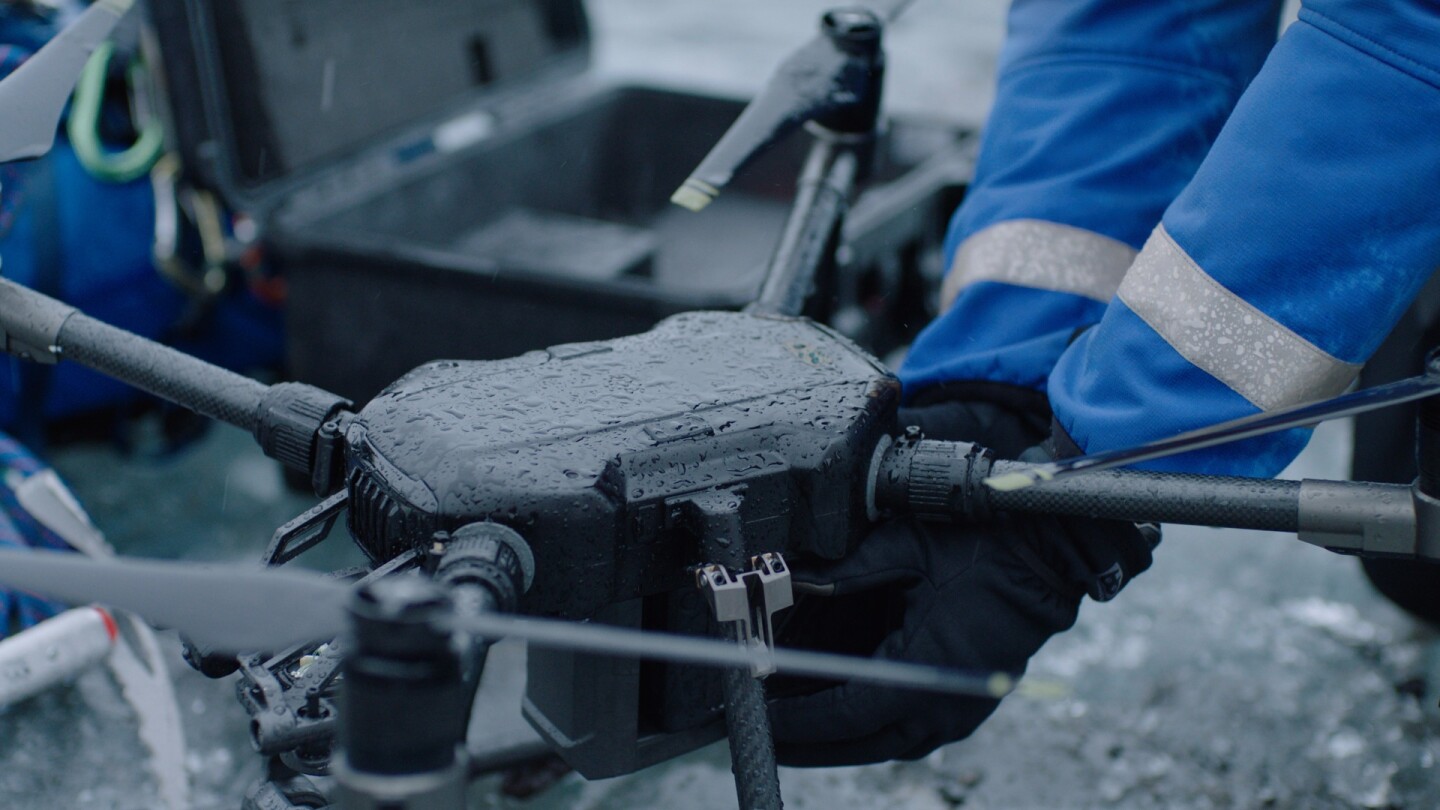 DJI Matrice 200 series is IP47 waterproof rated for flying in wet weather