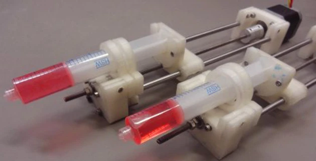 3D-printed syringe pumps produced at Michigan Technological University cost around US$50 apiece